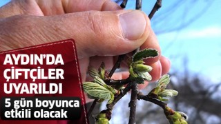 Aydın'da çiftçiler uyarıldı