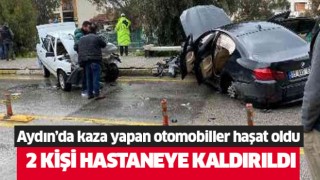 Aydın'da kaza: 2 yaralı