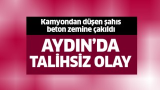 Aydın'da talihsiz olay!