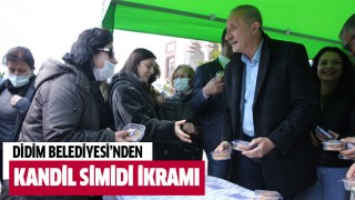 Didim Belediyesi'nden kandil simidi ikramı