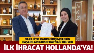 Kadın girişimci ihracata başladı