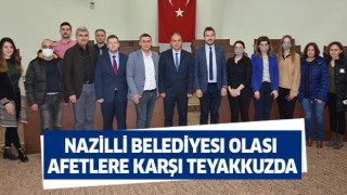 Nazilli Belediyesi olası afetlere karşı teyakkuzda