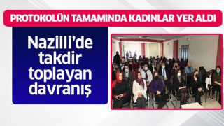 Protokolün tamamında kadınlar yer aldı