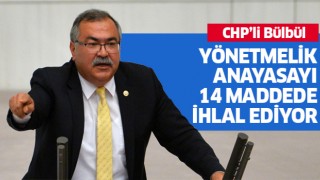 Yönetmelik Anayasayı 14 maddede ihlal ediyor 