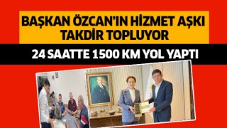 Başkan Özcan Nazilli için canını dişine taktı