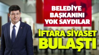 Belediye başkanını yok saydılar!