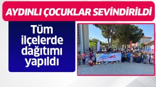 Aydın'da çocuklar sevindirildi