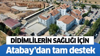 Didimlilerin sağlığı için Başkan Atabay'dan tam destek