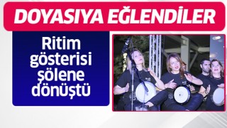 Aydın Büyükşehir Belediyesi'nin ritim gösterisi şölene dönüştü