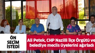 Doç. Dr. Ali Petek istişare toplantılarına devam ediyor