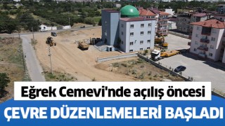 Eğrek Cemevi'nde açılış öncesi çevre düzenlemeleri başladı