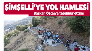 Şimşelli Mahallesinde hayati önem taşıyan yollar yenileniyor