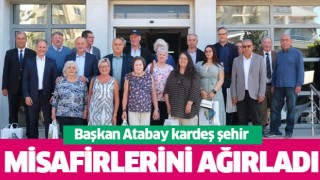 Başkan Atabay kardeş şehir misafirlerini ağırladı