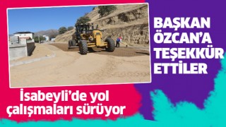 İsabeyli’ye 8 bin 790 metrekare yeni yol yapıldı