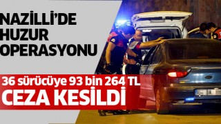 Nazilli'de polis ekipleri denetimleri sıklaştırdı