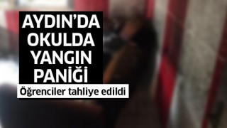 Aydın'da Anaokulunda çıkan yangın panikletti