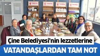 Çine Belediyesi'nin lezzetlerine vatandaşlardan tam not