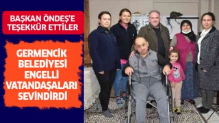 Germencik Belediyesi engelli vatandaşları sevindirdi