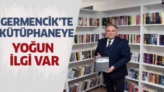 Germencik Belediyesi'nin kütüphanesine yoğun ilgi