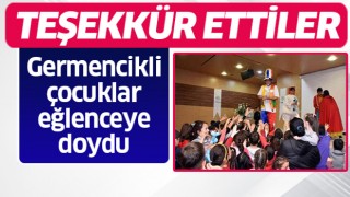 Germencikli çocuklar eğlenceye doydu