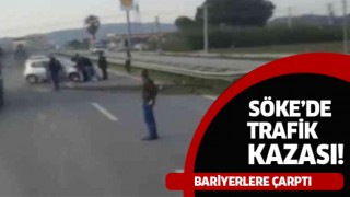 Söke'de korkutan kaza!