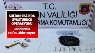 Sultanhisar'da uyuşturucu operasyonu!