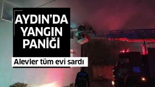 Aydın'da yangın paniği