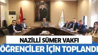 Nazilli Sümer Vakfı bu kez öğrenciler için toplandı