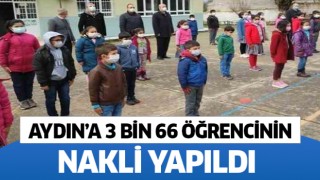 Aydın’a 3 bin 66 depremzede öğrencinin nakli yapıldı