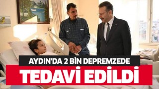 Aydın'da 2 bin depremzede tedavi edildi