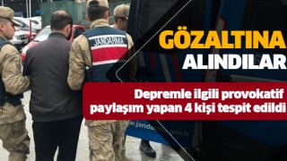 Aydın'da provokatif paylaşımlara gözaltı