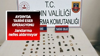 Aydın'da tarihi eser operasyonu