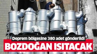 Bozdoğan depremzedeleri ısıtacak