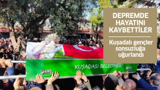 Kuşadalı gençler toprağa verildi