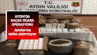 Söke'de kaçak sigara operasyonu