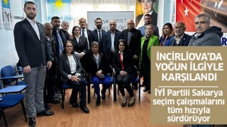 İYİ Partili Sakarya İncirliova'da ilgiyle karşılandı