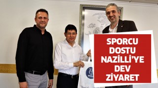 Sporcu dostu Nazilli'ye dev ziyaret