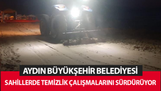 Aydın Büyükşehir Belediyesi sahilleri sezona hazırlıyor