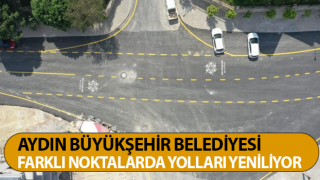 Aydın Büyükşehir Belediyesi yolları tek tek yeniliyor