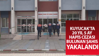 Aydın’da 20 yıl hapis cezası bulunan şahıs yakalandı