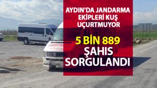 Aydın'da jandarma ekipleri kuş uçurtmuyor