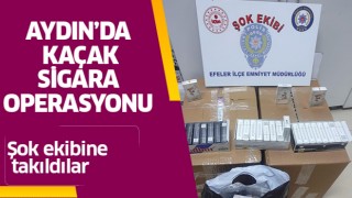 Aydın'da kaçak sigara operasyonu