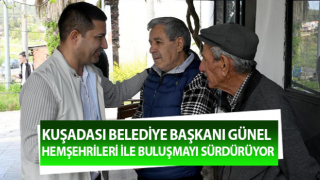 Başkan Günel, hemşehrileri ile buluşmayı sürdürüyor