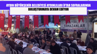 Büyükşehir iftar sofraları kurmaya devam ediyor