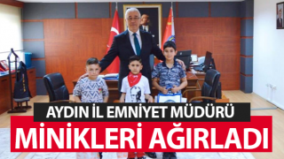 Emniyet Müdürü Ekici, minik misafirlerini ağırladı