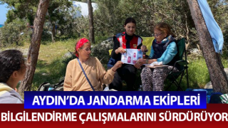 Jandarma ekipleri bilgilendirme çalışmalarını sürdürüyor