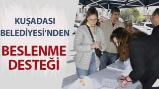 Kuşadası’ndan öğrencilere beslenme desteği