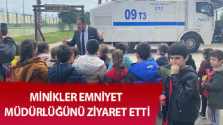 Miniklerden Nazilli Emniyetine 10 Nisan ziyareti