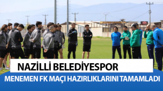 Nazilli Belediyespor deplasman hazırlıklarını tamamladı