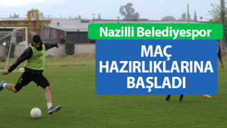 Nazilli Belediyespor'da Menemen FK maçı hazırlıkları başladı